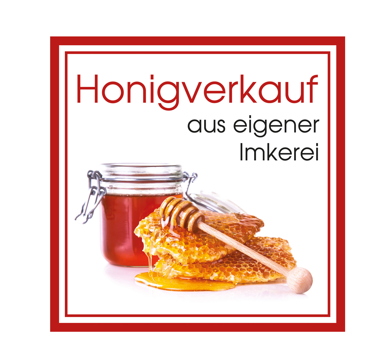 HOBBEE® BANNER "Honigverkauf"