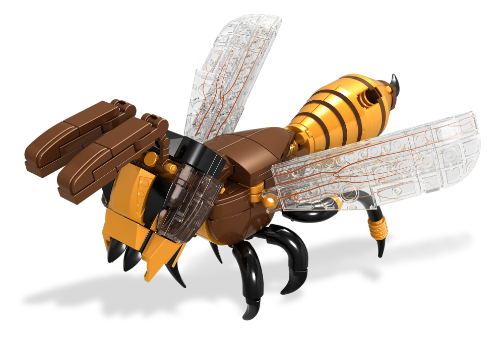 Klemmbaustein Set - summende Biene