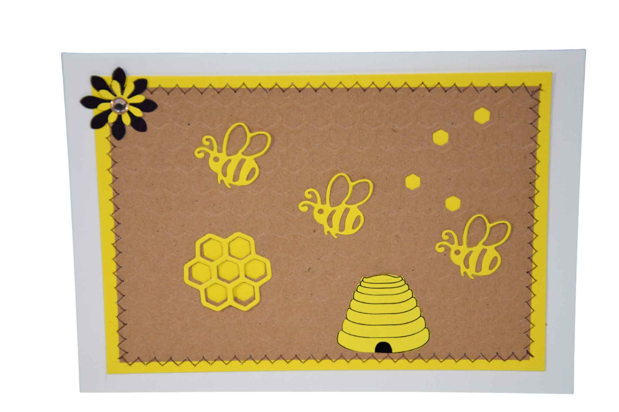 handgemachte Postkarte