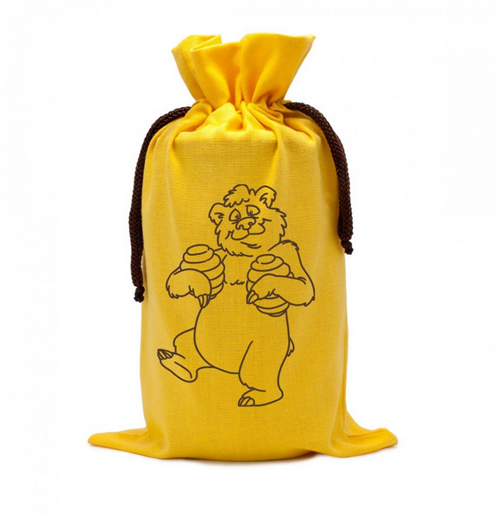 HOBBEE® Honigglasbeutel GELB "Bär"