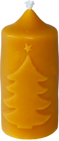 Gießform "Stumpen mit Tannenbaum"