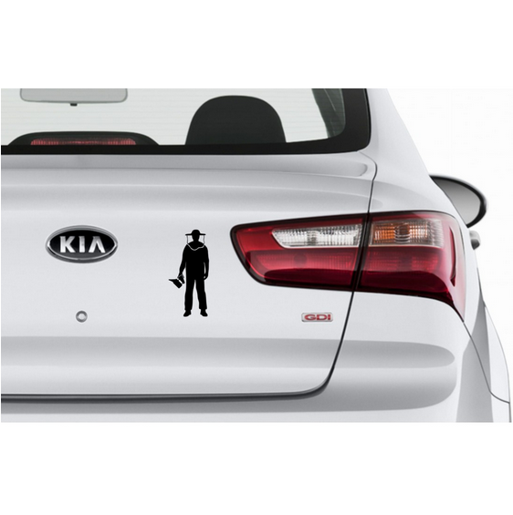 HOBBEE® Aufkleber "IMKER mit SMOKER"