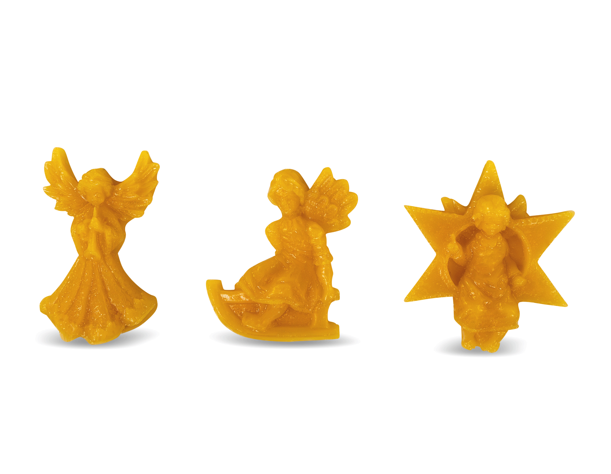 Gießform Baumschmuck 3-er Set