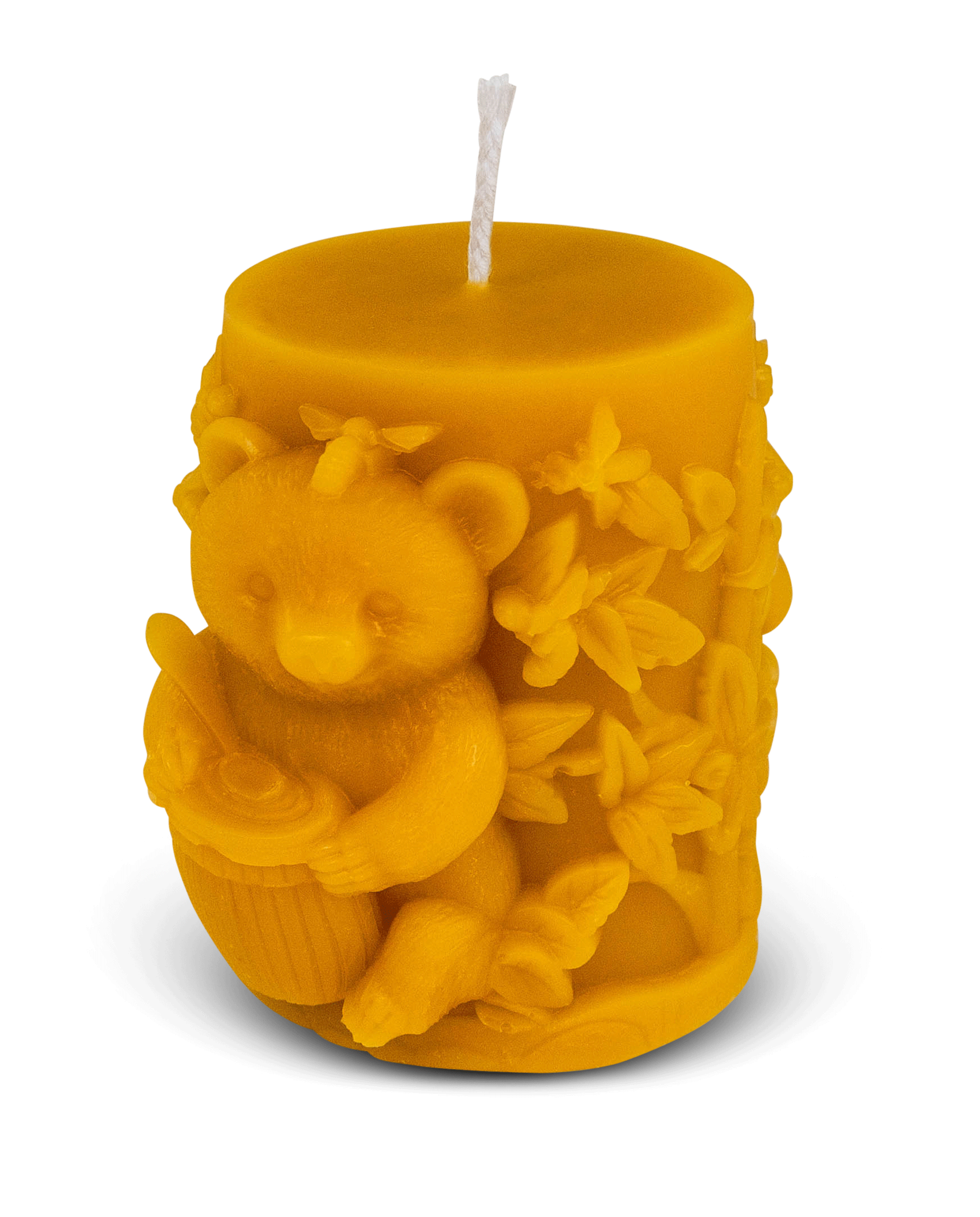 Gießform "Stumpen mit Honigbär"