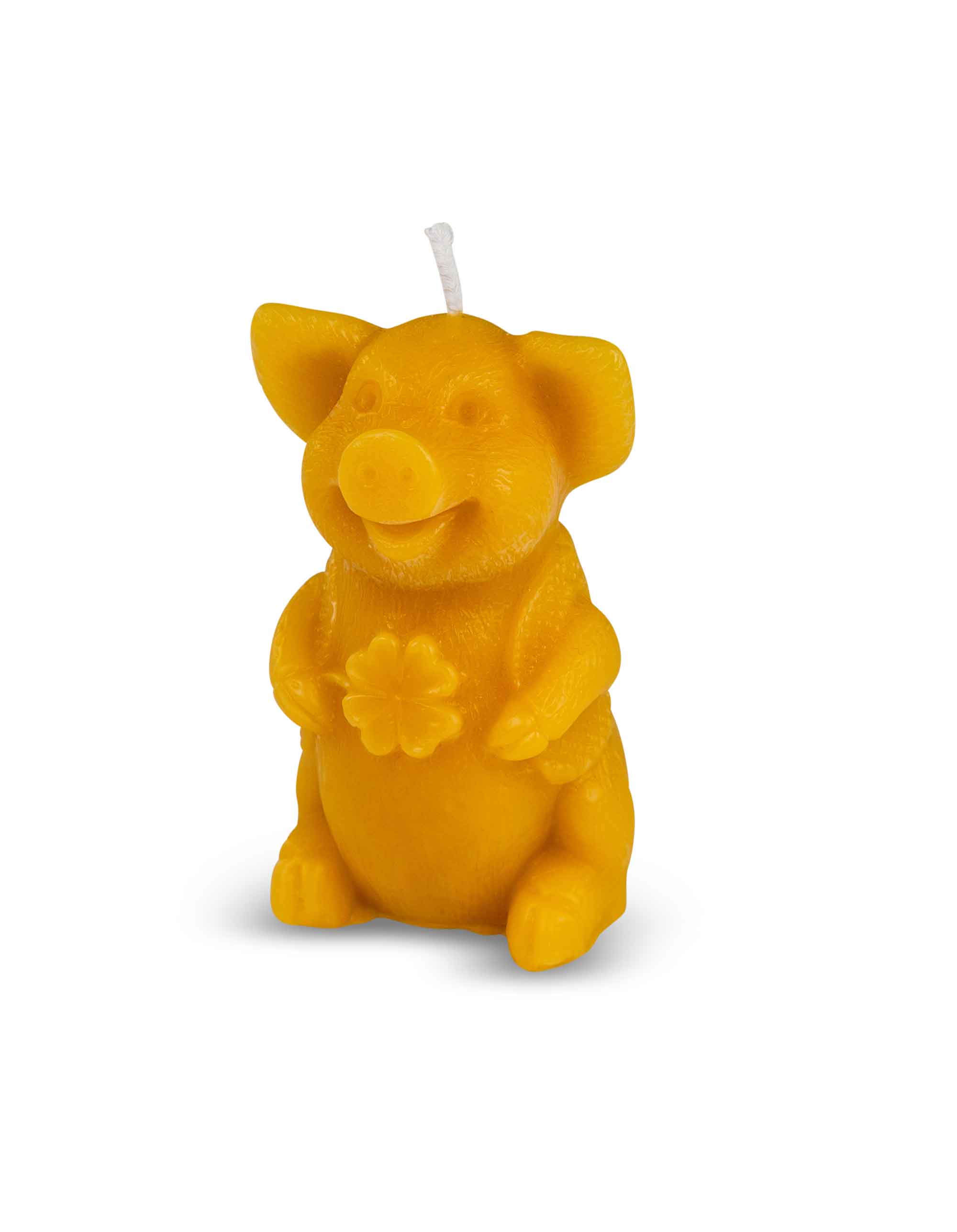 Gießform "Glücksschwein mit Kleeblatt"