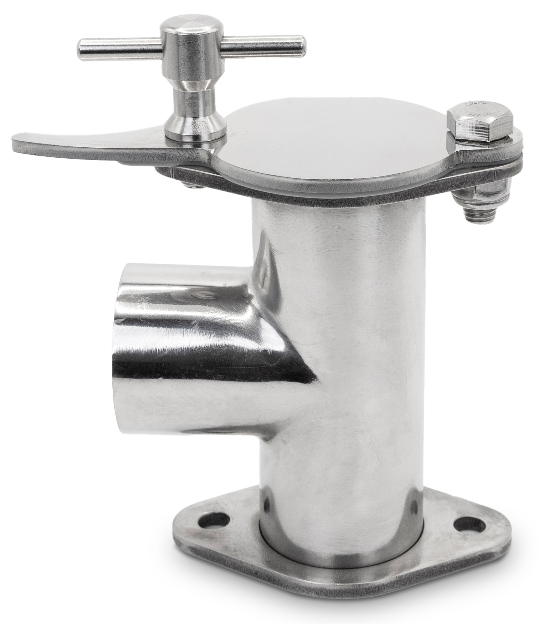 FillOmat Rohrbogen 90° inkl. Quetschhahn