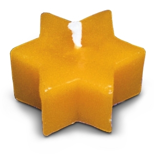 Gießform Teelichtkerze Stern