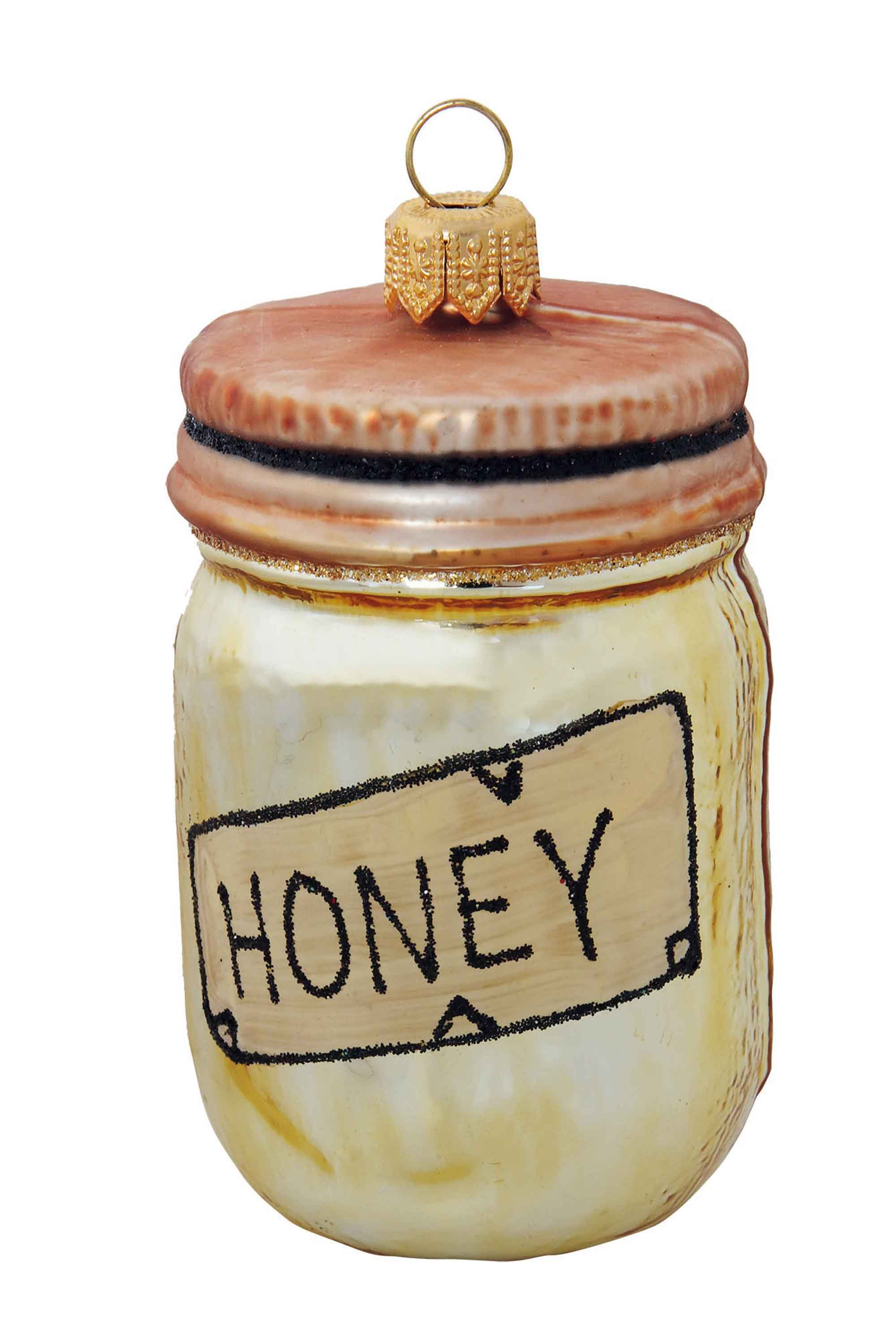 Weihnachtskugel "Honigglas"