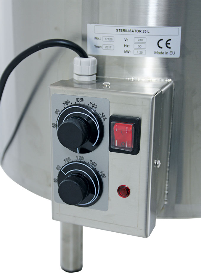 Wachsklärbehälter 25 Liter