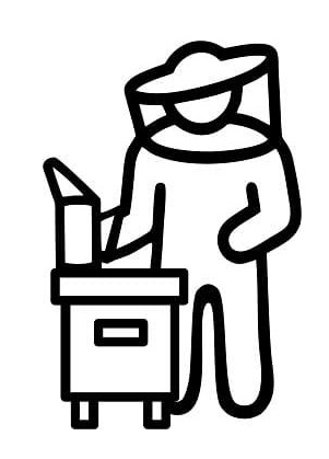 HOBBEE® Aufkleber "IMKER + BEUTE"