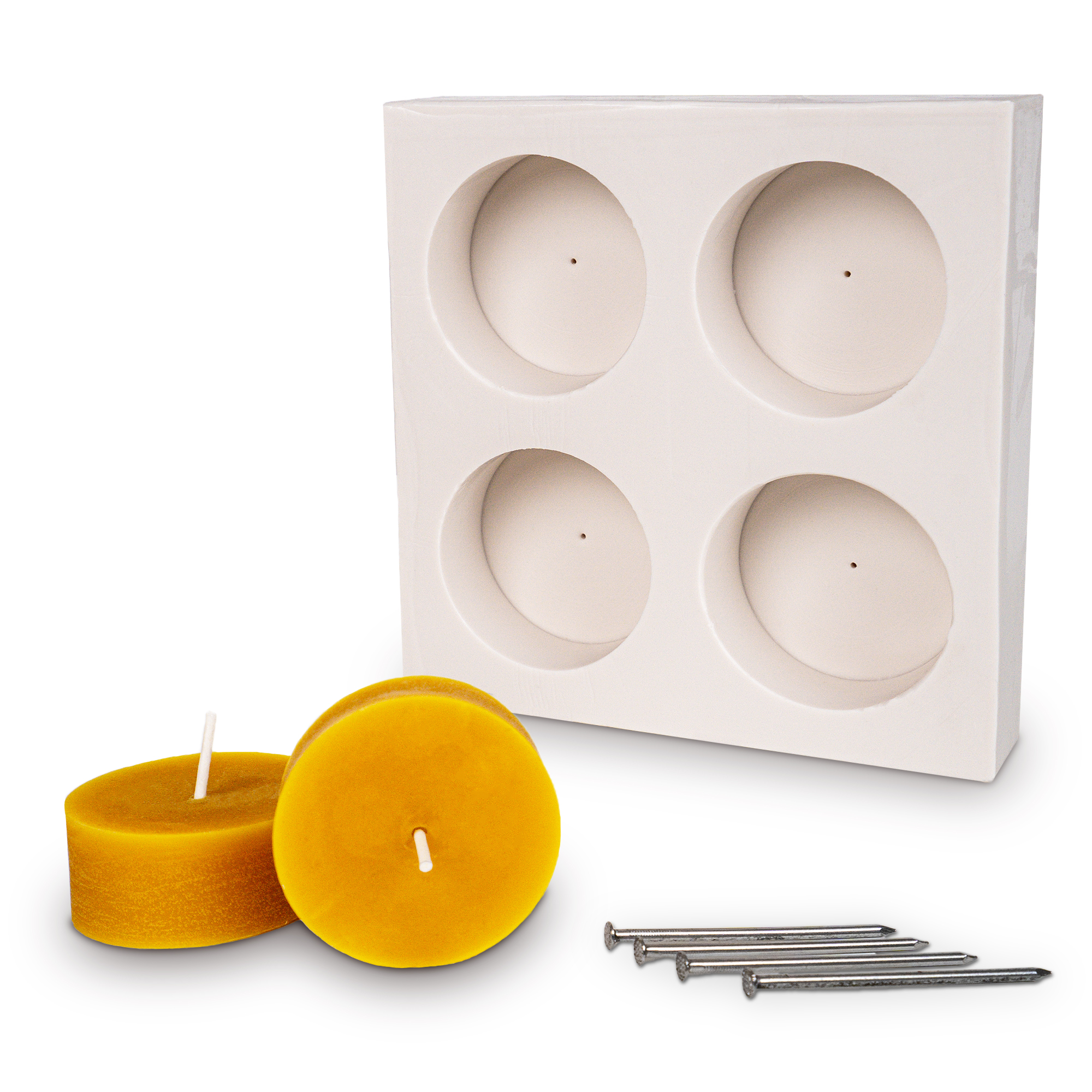 Gießform Jumbo "Teelichter 4-er"