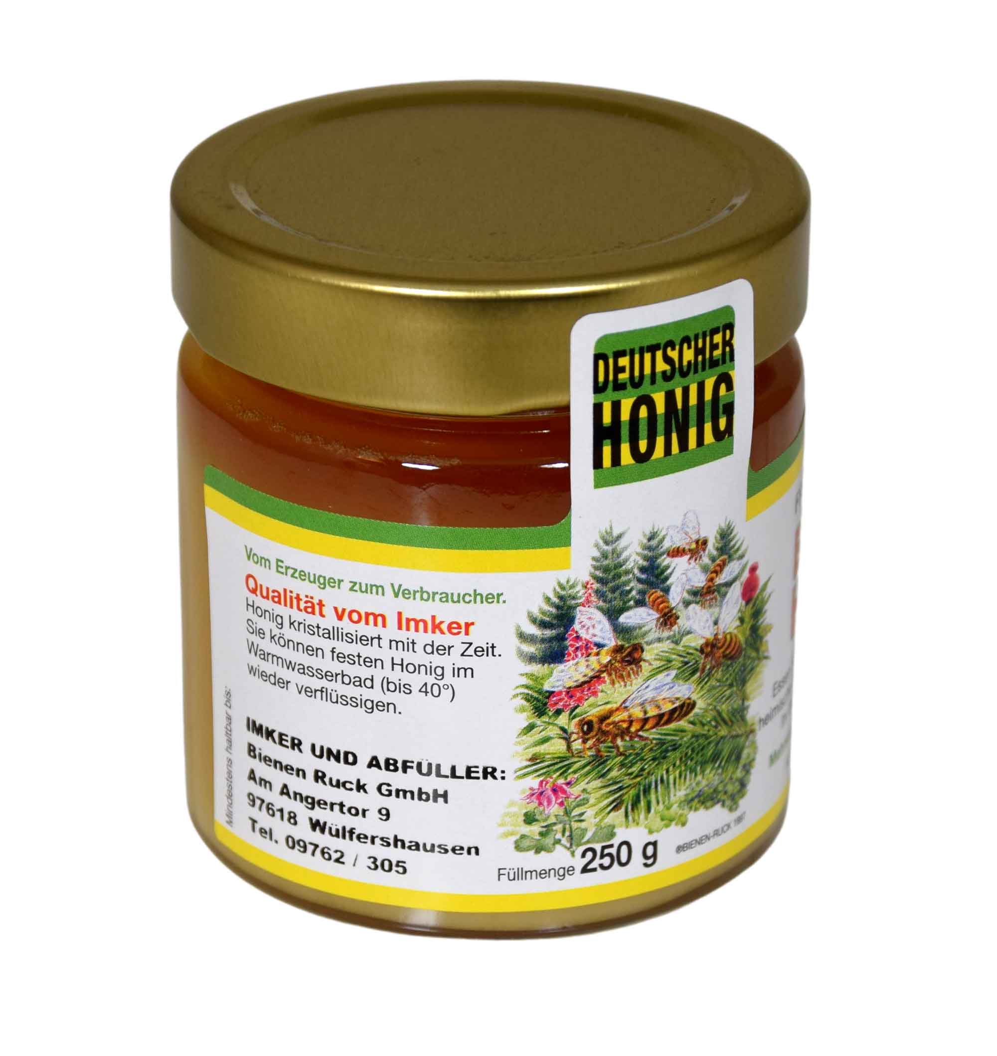 Wald-Honig-Etiketten mit Namenseindruck