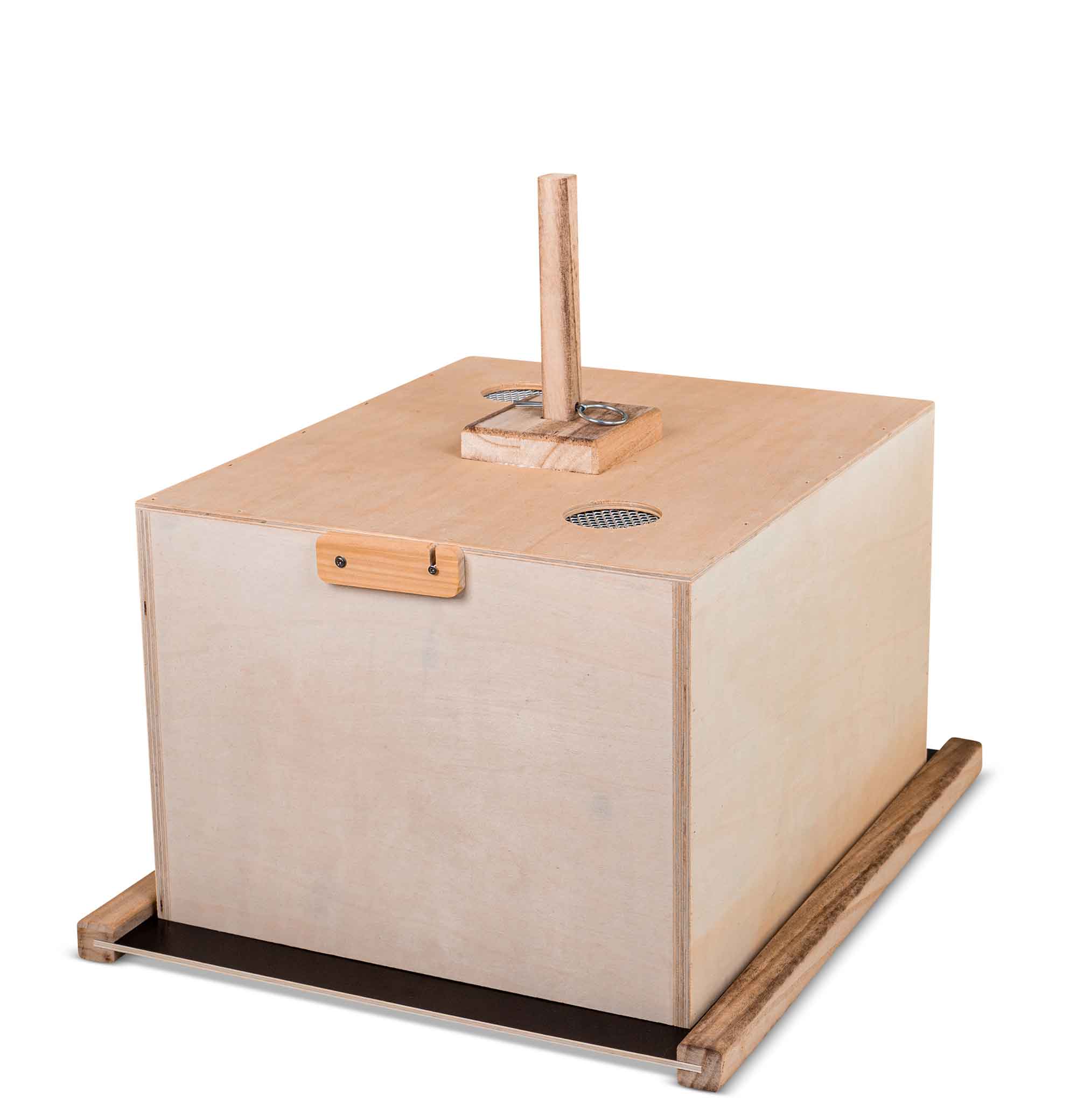 Schwarmsieb- und Einfangkasten