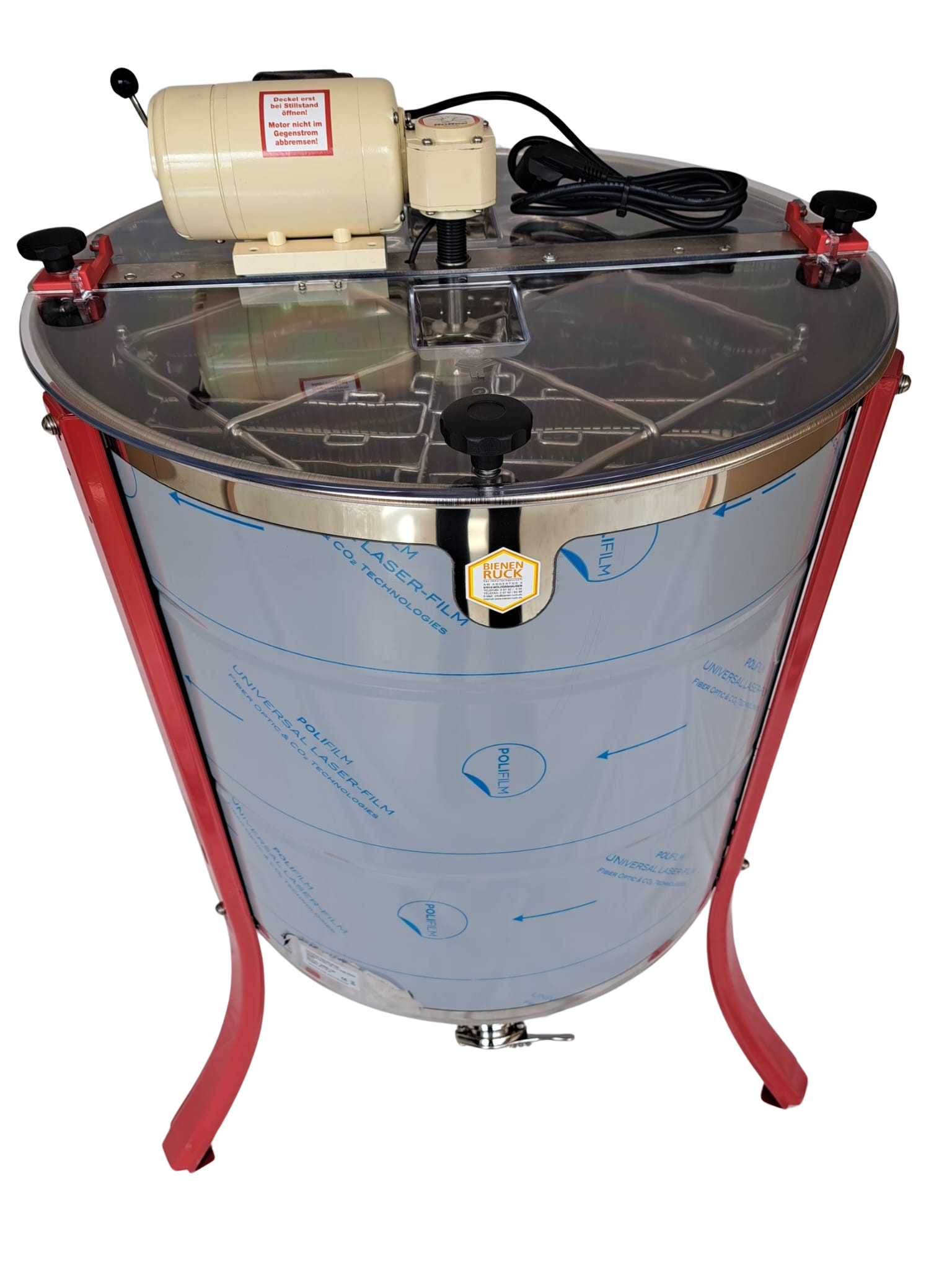 Vierwaben - Selbstwende - Honigschleuder