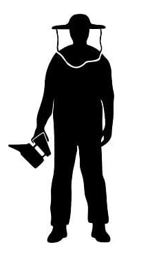 HOBBEE® Aufkleber "IMKER mit SMOKER"