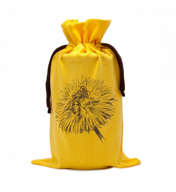 HOBBEE® Honigglasbeutel GELB "Blume"