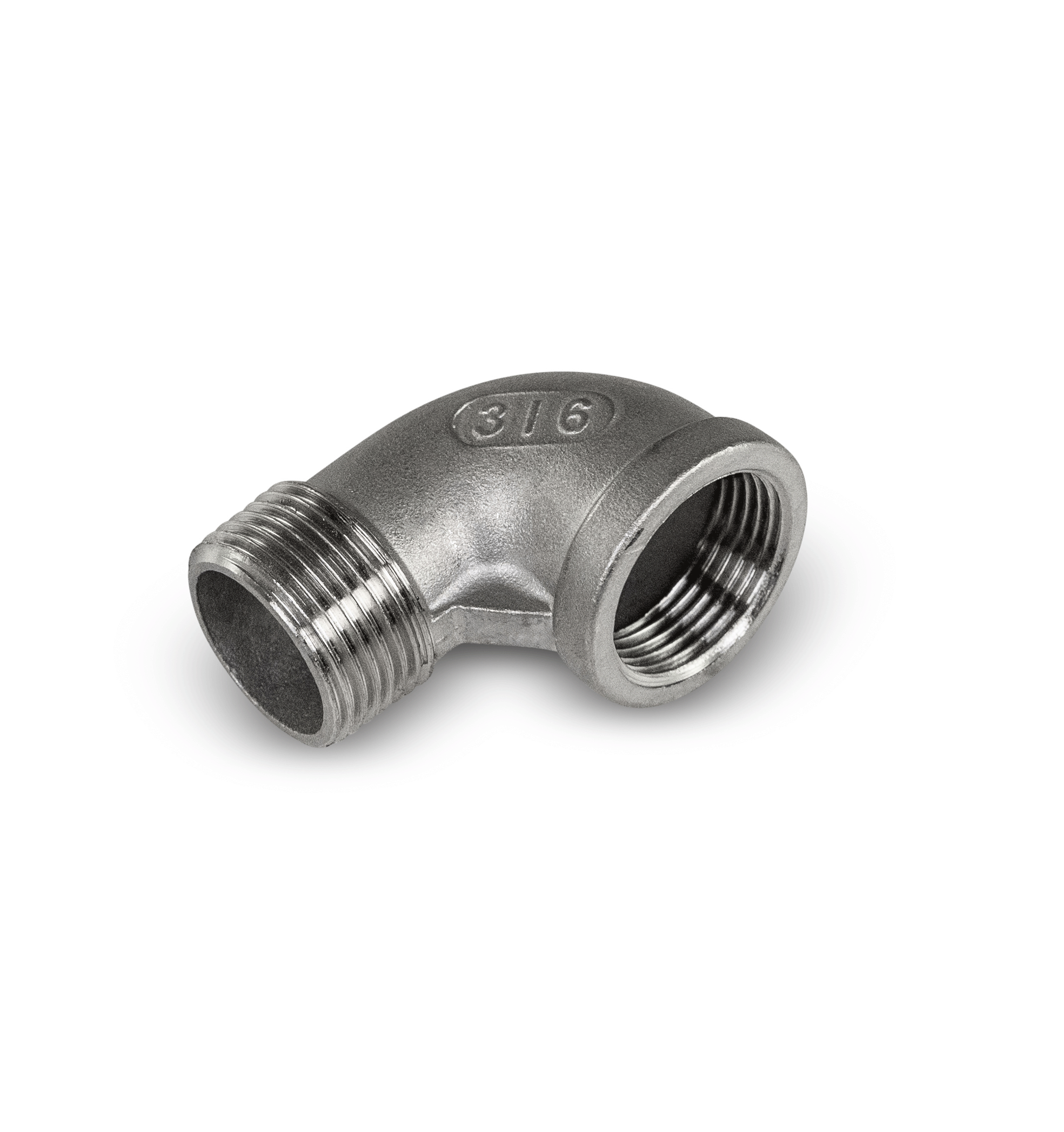 Edelstahl Winkel 3/4 Zoll  IG x AG