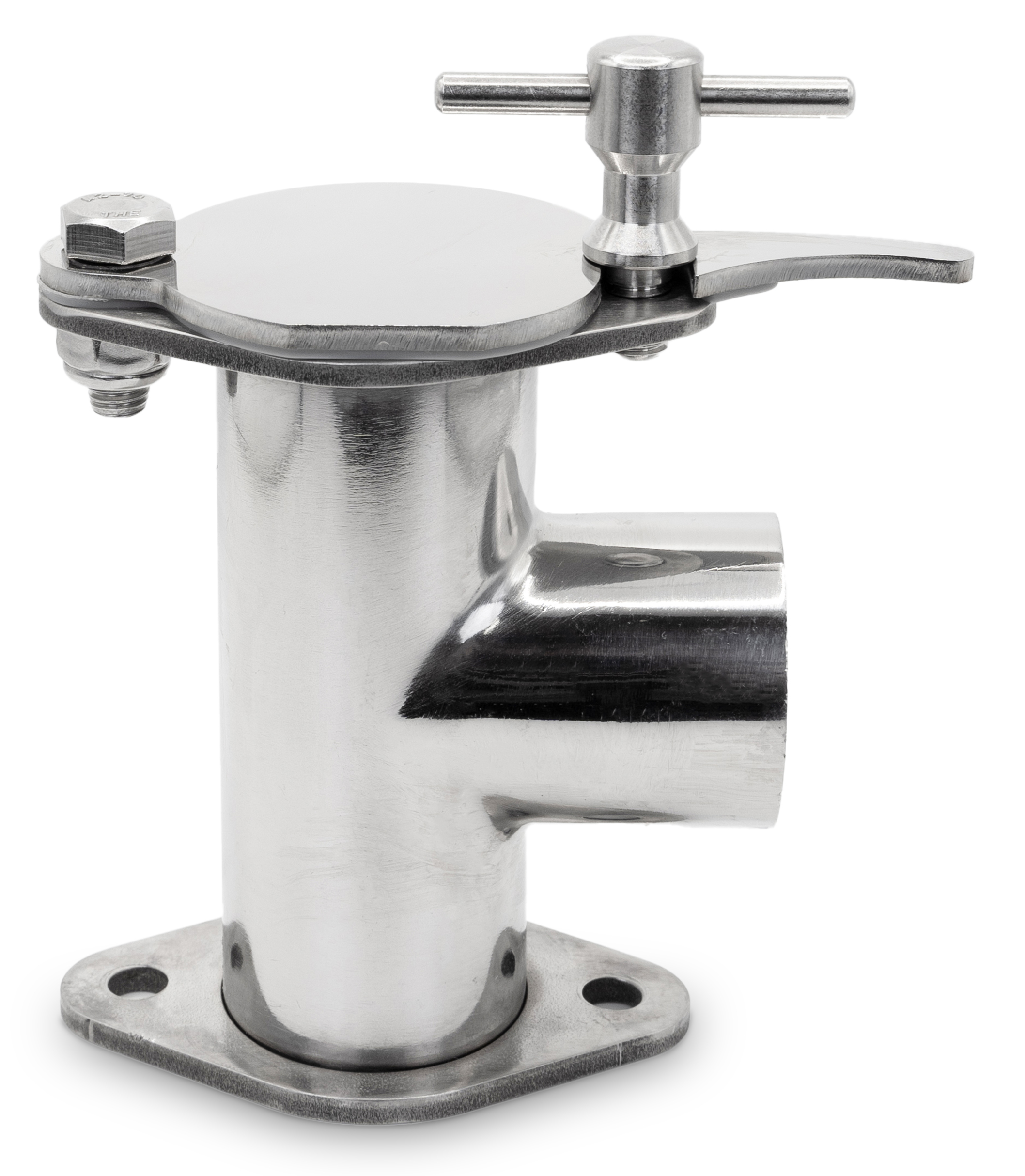 FillOmat Rohrbogen 90° inkl. Quetschhahn