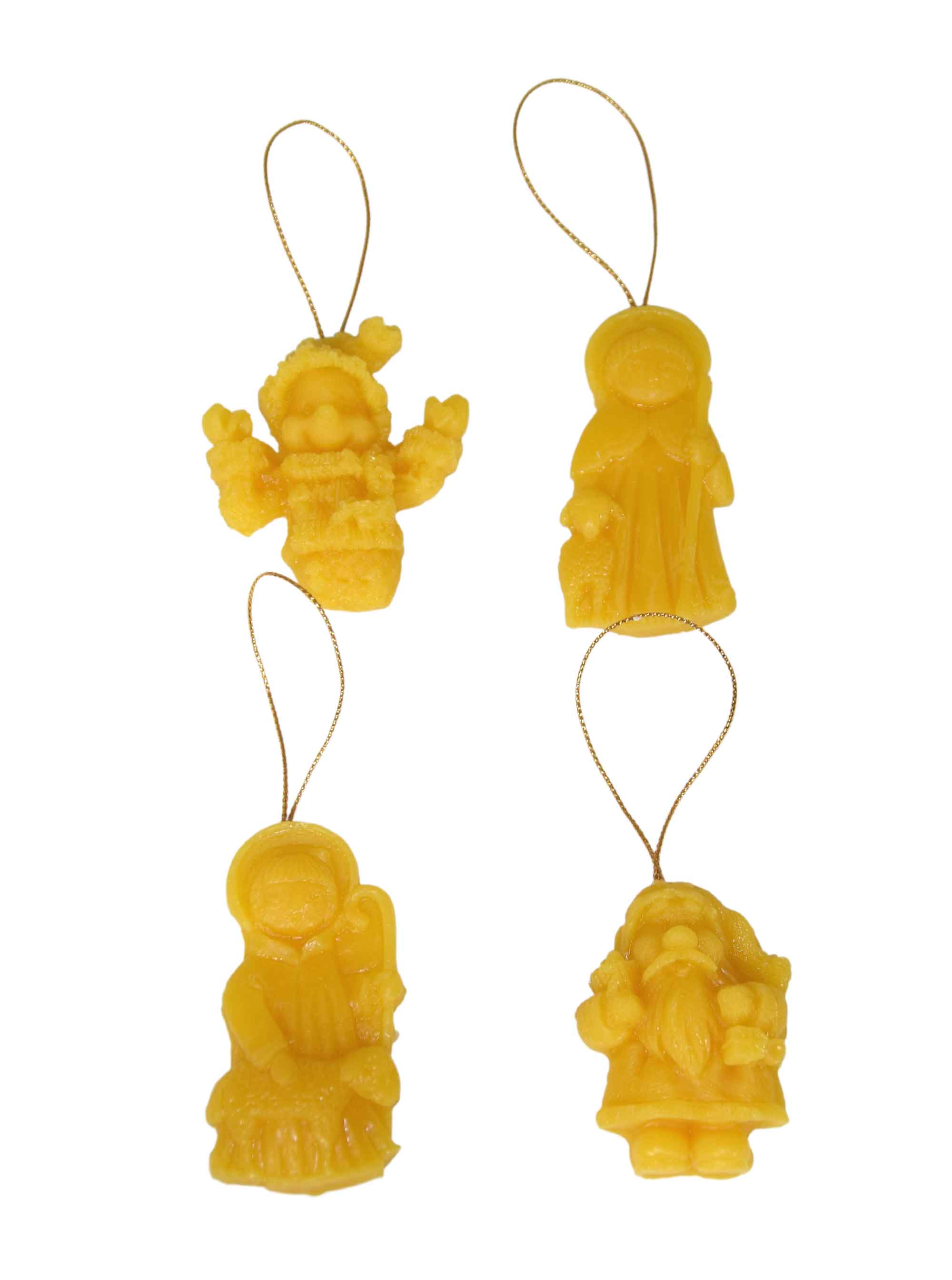 Gießform Baumschmuck 4-er Set