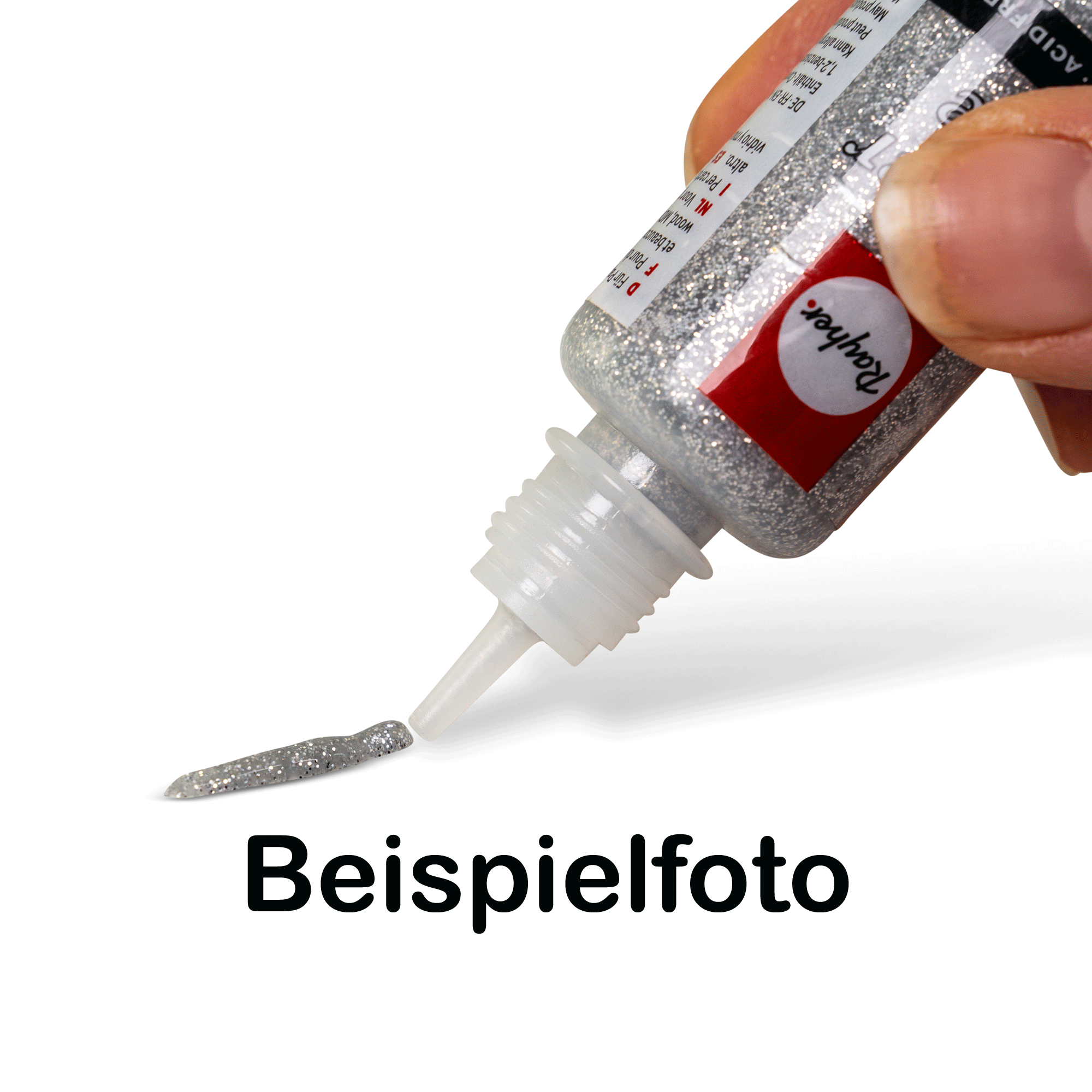 Malglitter Stahlgrau