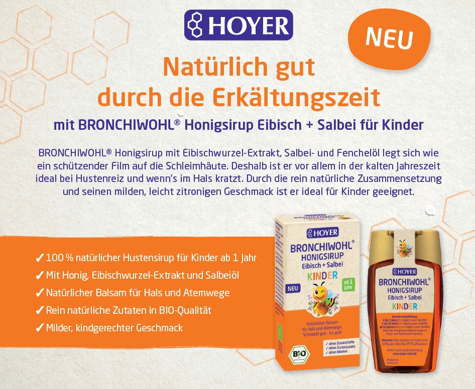 HOYER BRONCHIWOHL® Kinder Honigsirup