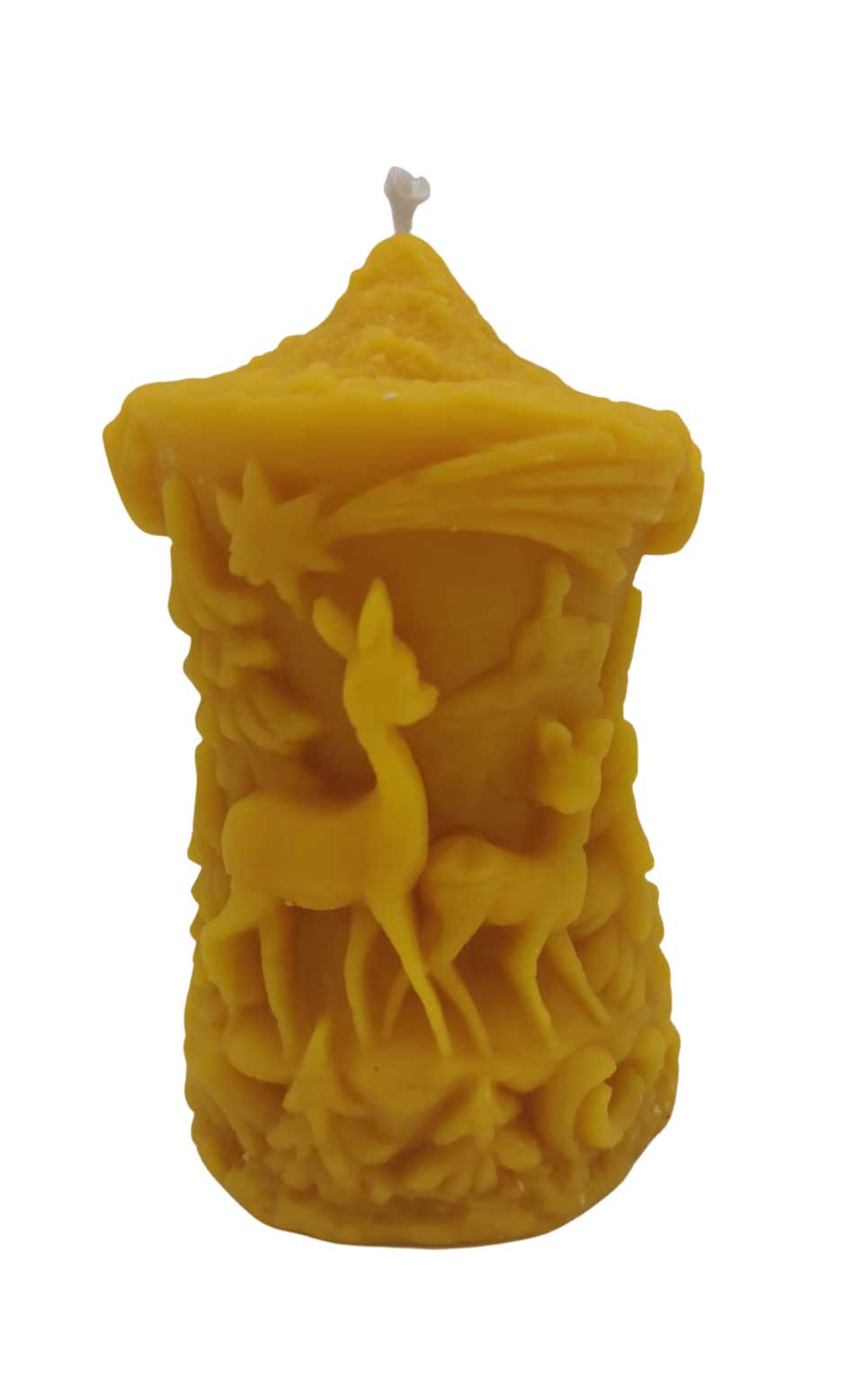 Gießform Zierkerze, Rehe, rauh