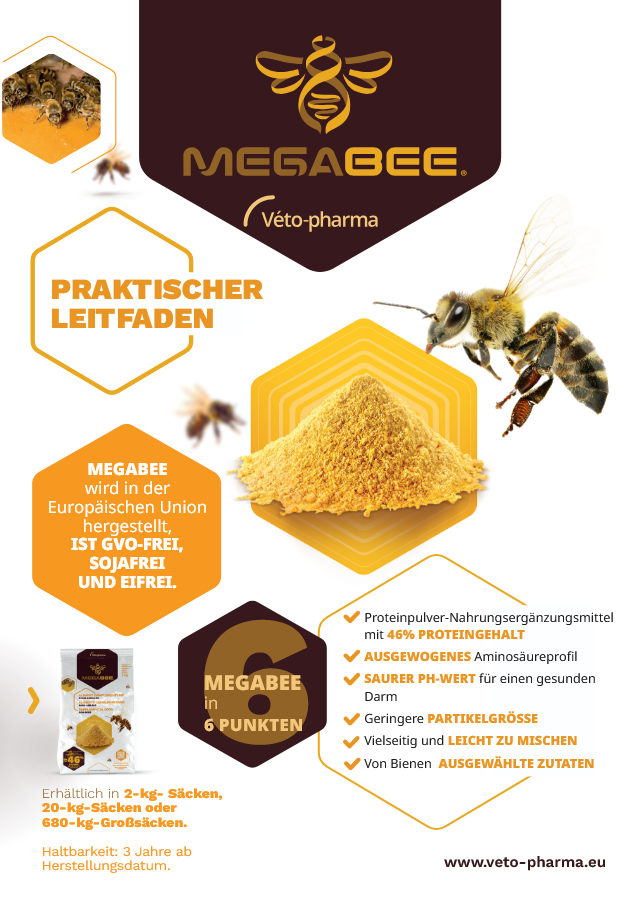 MegaBee Protein Pulver für Bienen