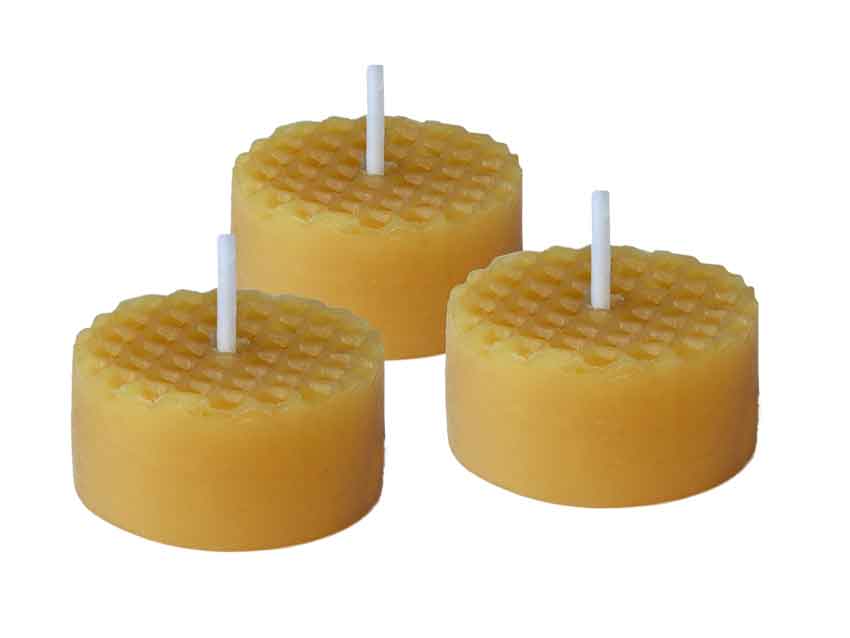Gießform "Teelichter 3-er mit Wabenmuster"