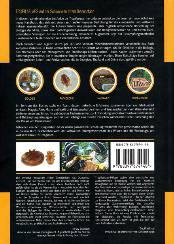 Tropilaelaps - Auf der Schwelle zu Ihrem Bienenstand