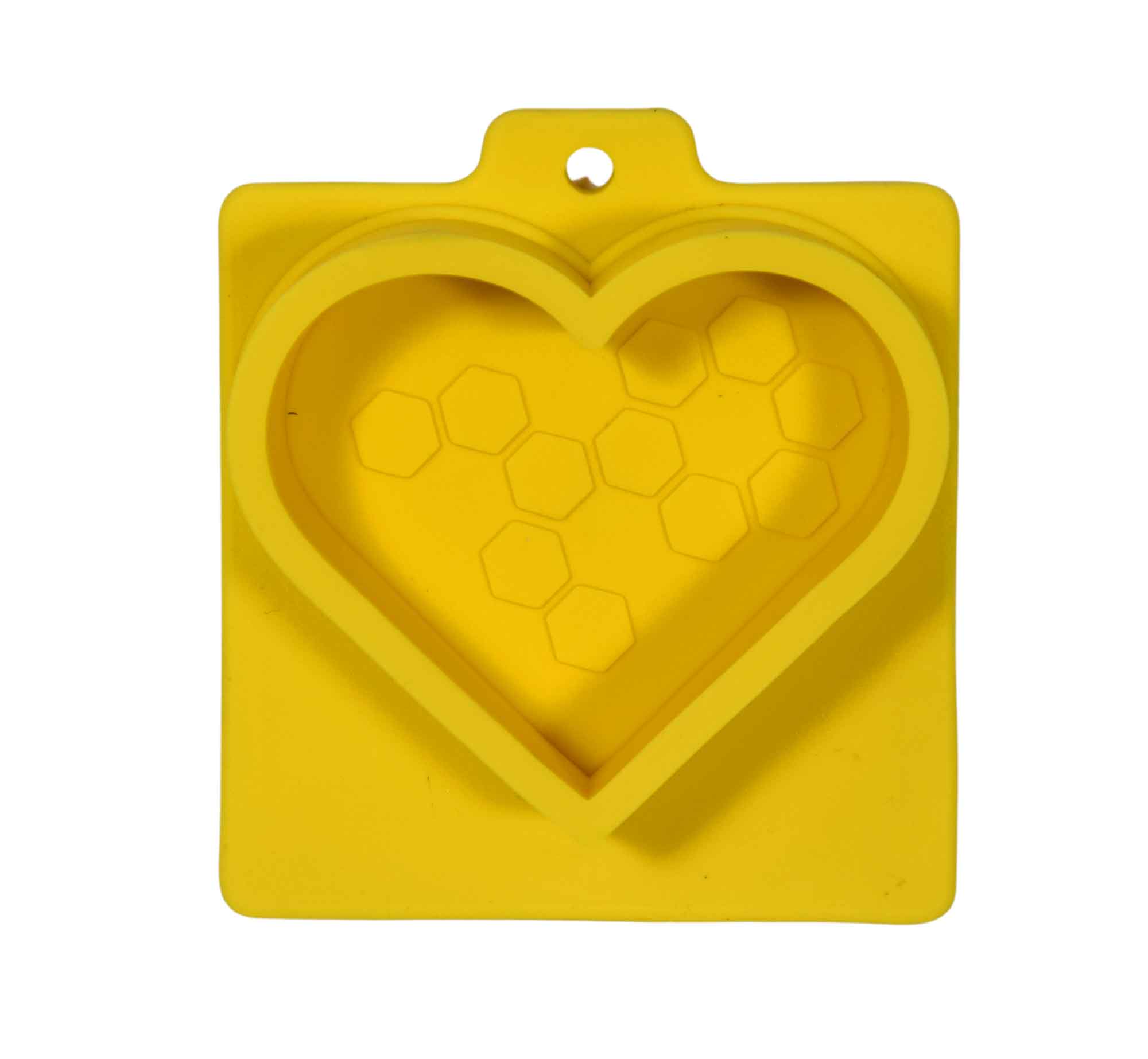 Gießform Herz mit Wabe