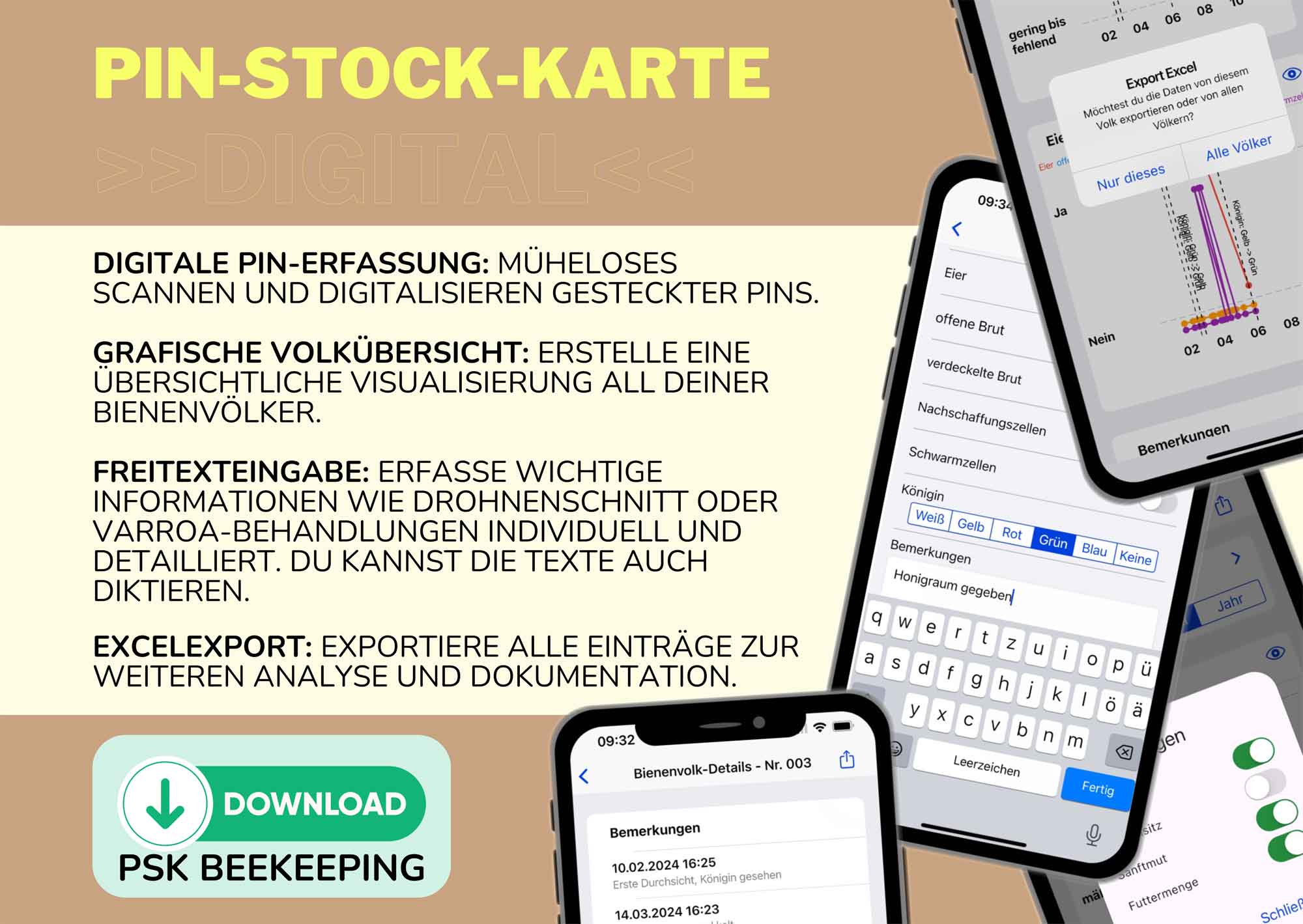 Pin Stock Karte