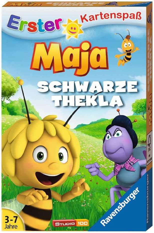Biene Maja Kartenspiel "schwarze Thekla"