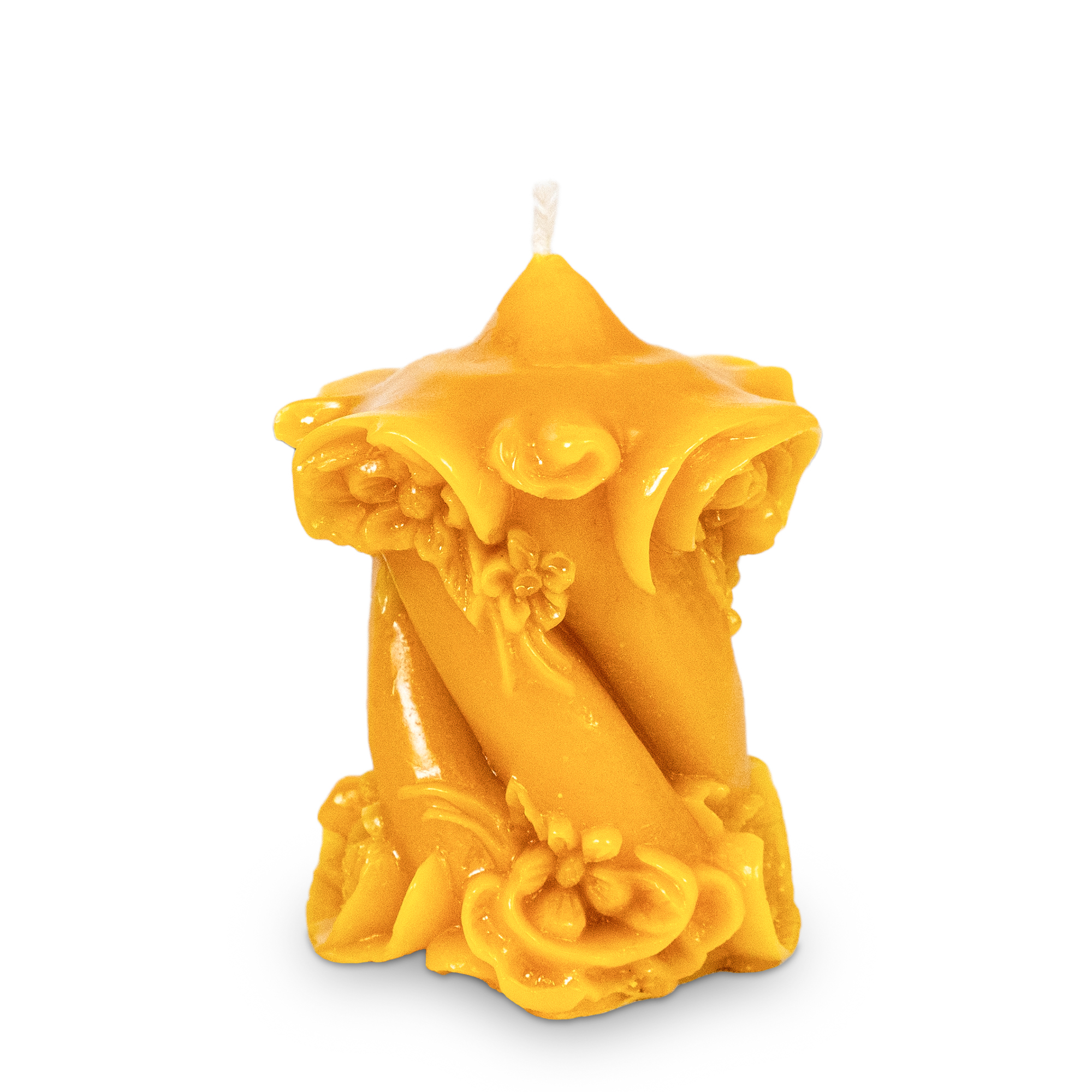 Gießform Stumpen gedreht floral