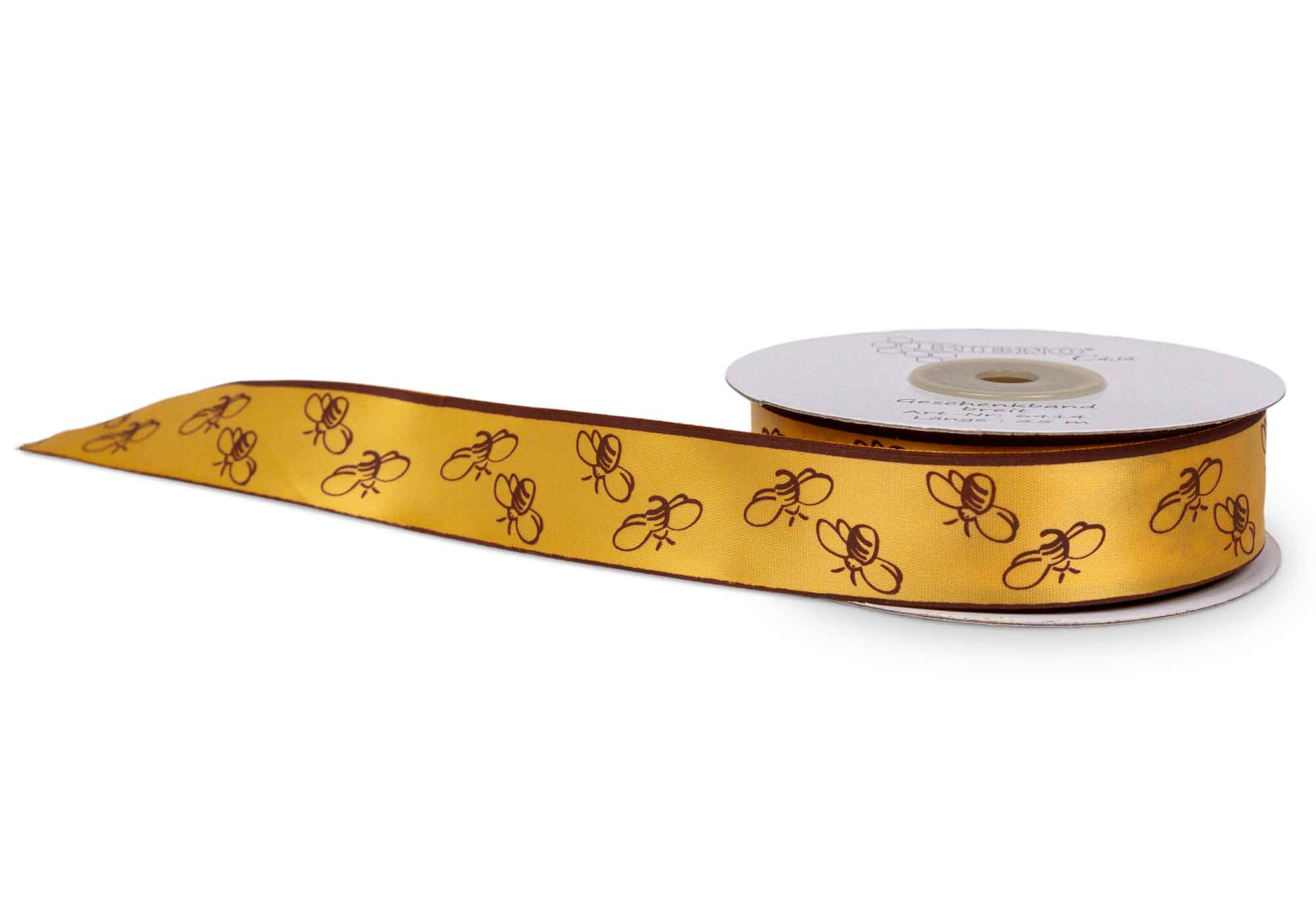 Geschenkband Biene breit