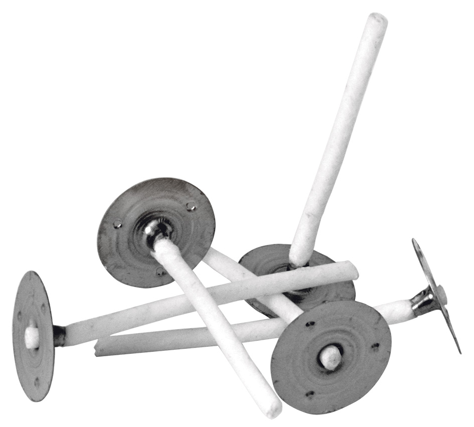 Metallplättchen mit Docht "Jumbo"