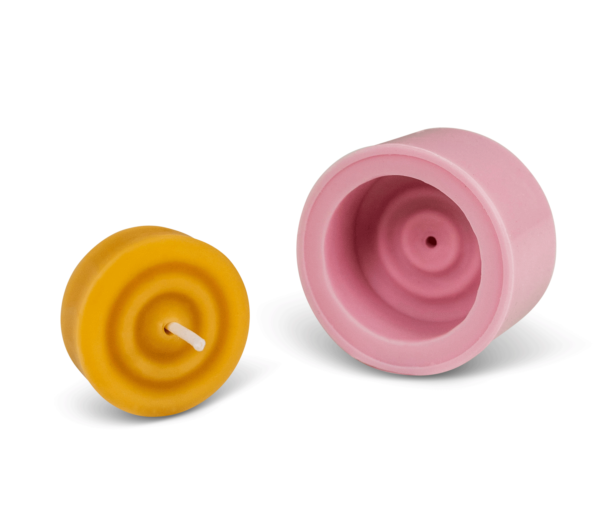 Gießform Teelicht "Struktur"