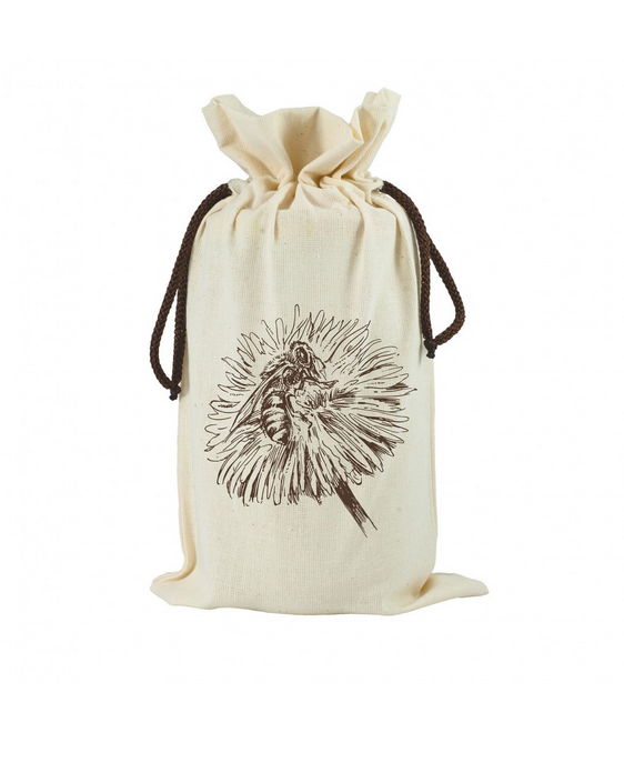 HOBBEE® Honigglasbeutel NATUR "Blume"