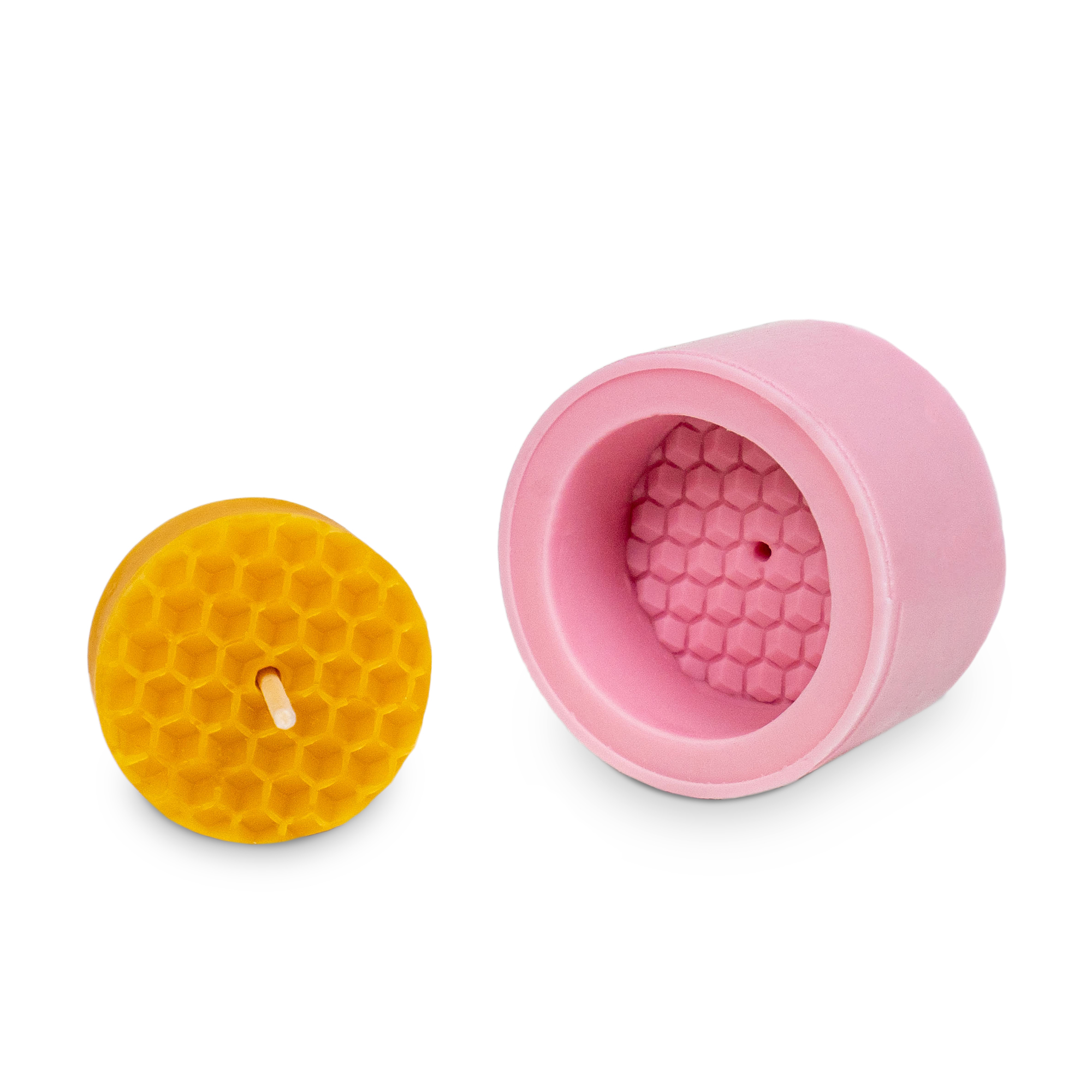 Gießform Teelicht "Wabe"