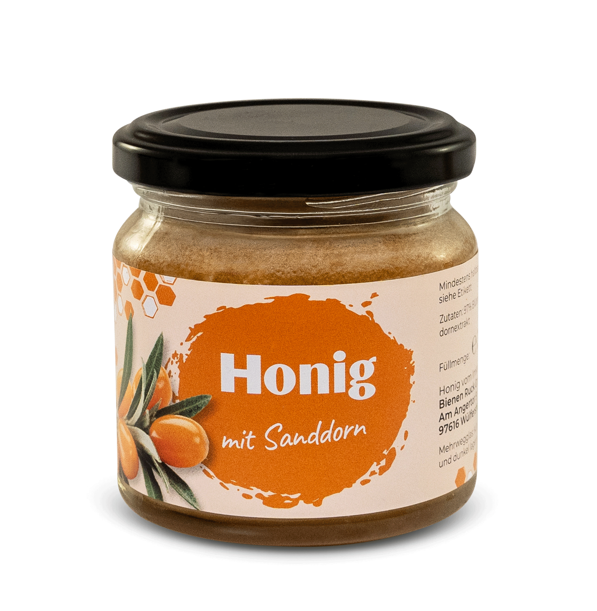 Honig mit Sanddorn