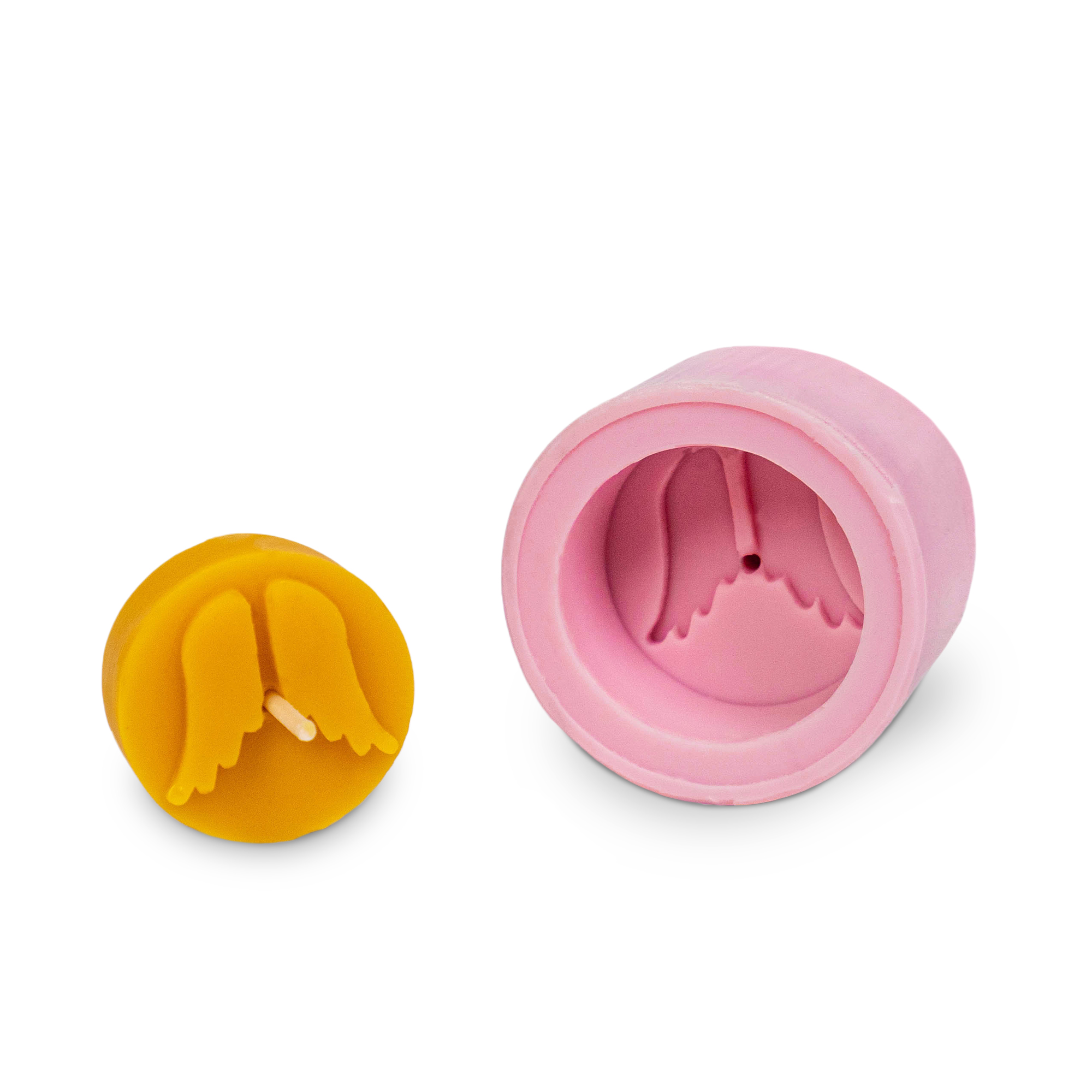 Gießform Teelicht "Engelsflügel"