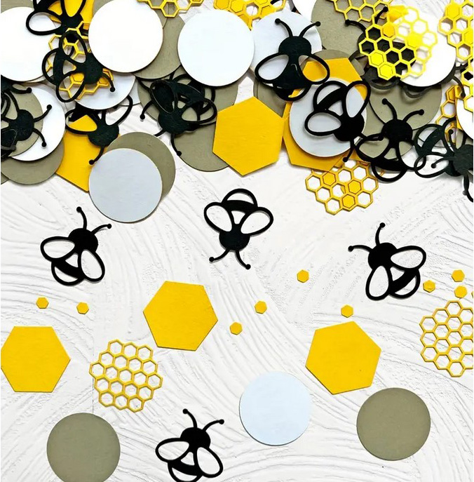 Bienen-Konfetti